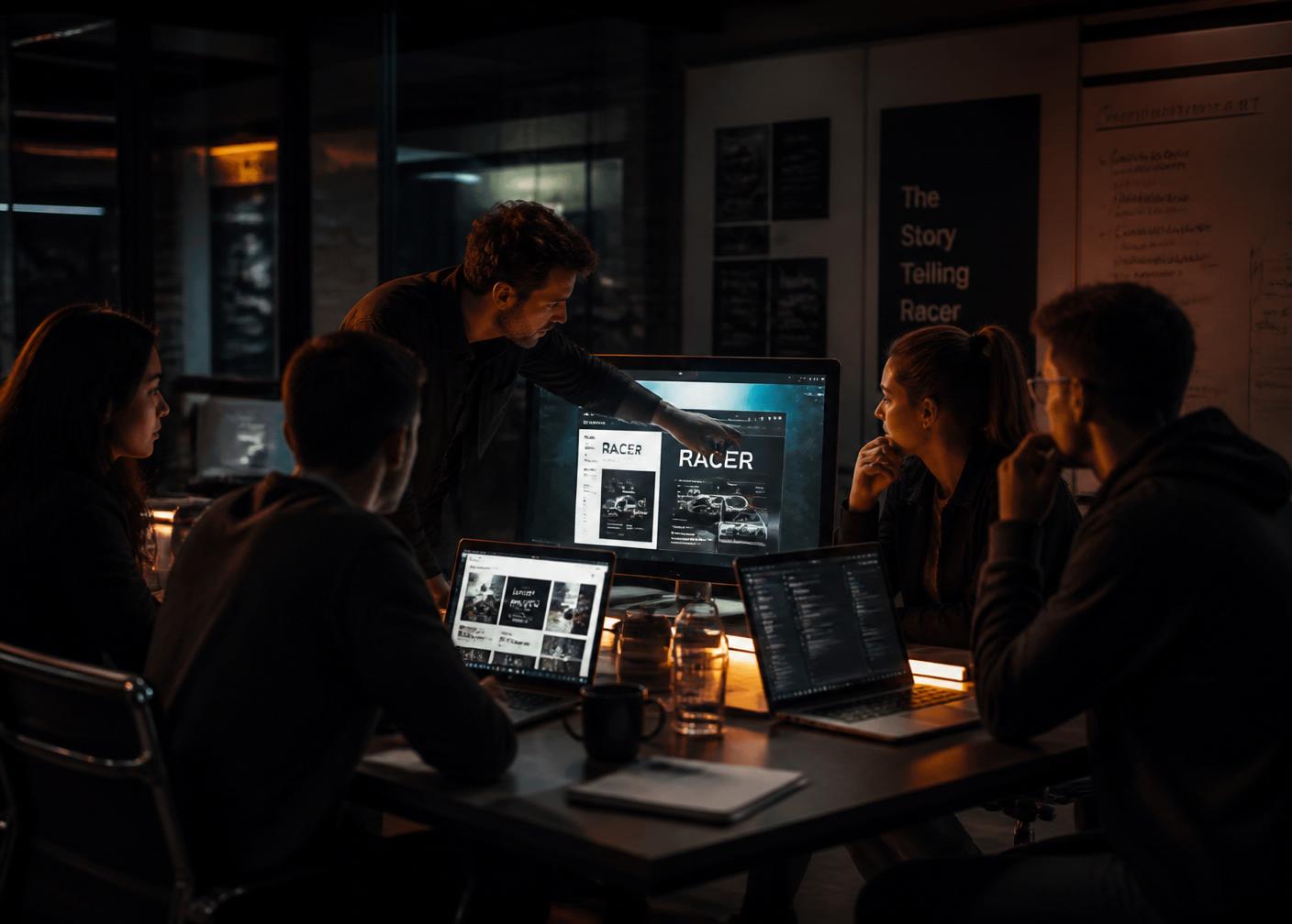 The COMITI Marketing team planning a client campaign